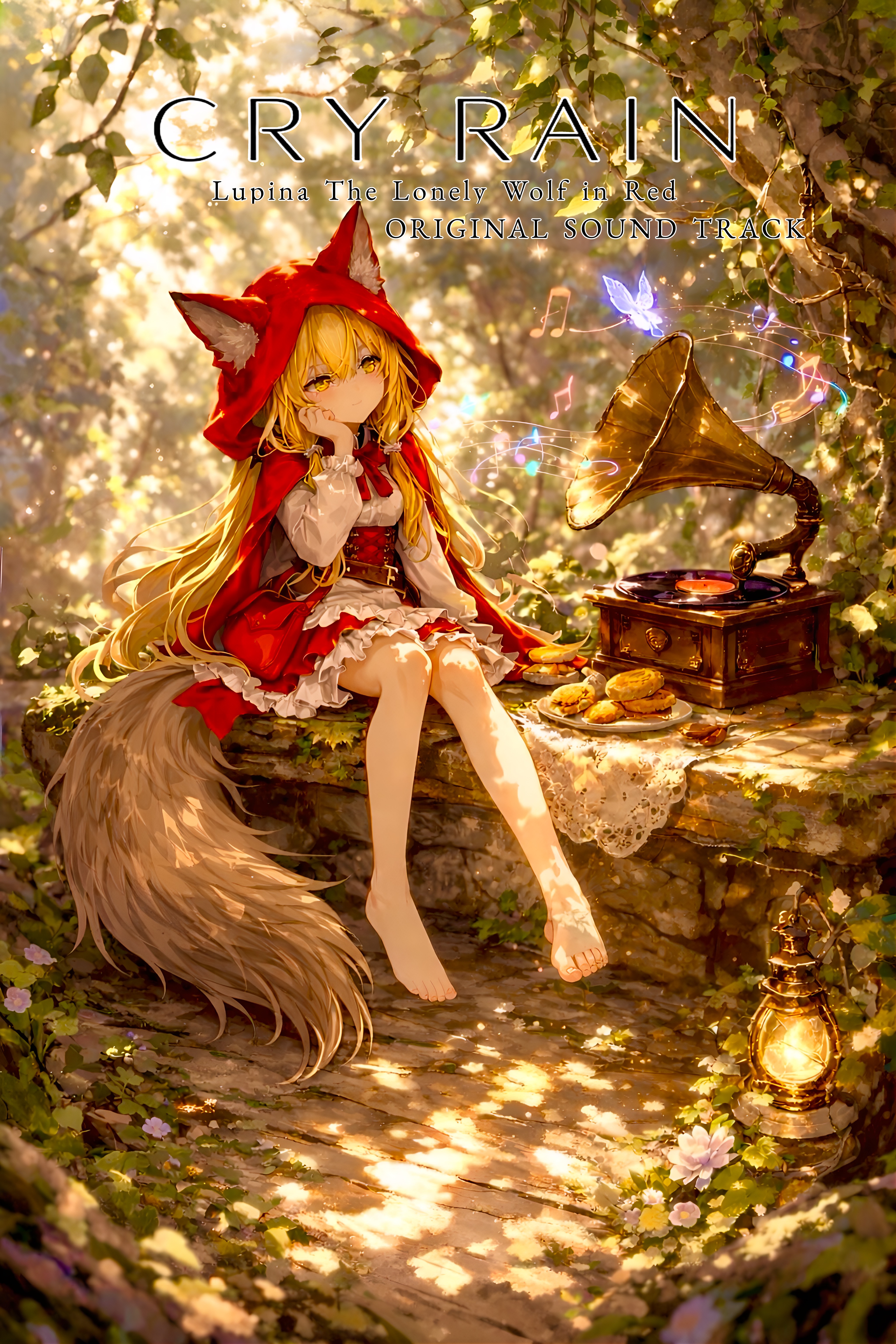 01. Lupina The Lonely Wolf in Red artwork