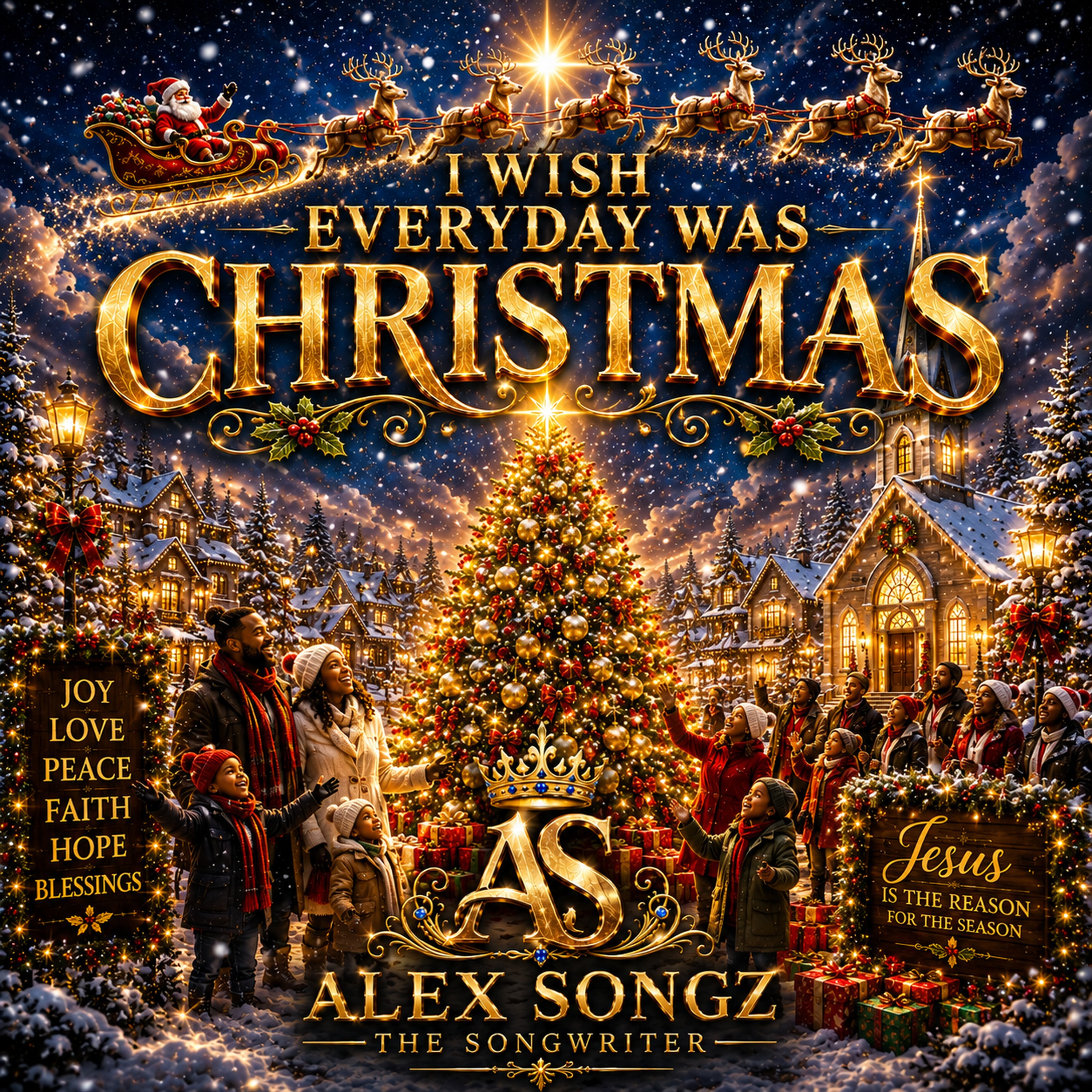 I WISH CHRISTMAS WAS EVERYDAY artwork