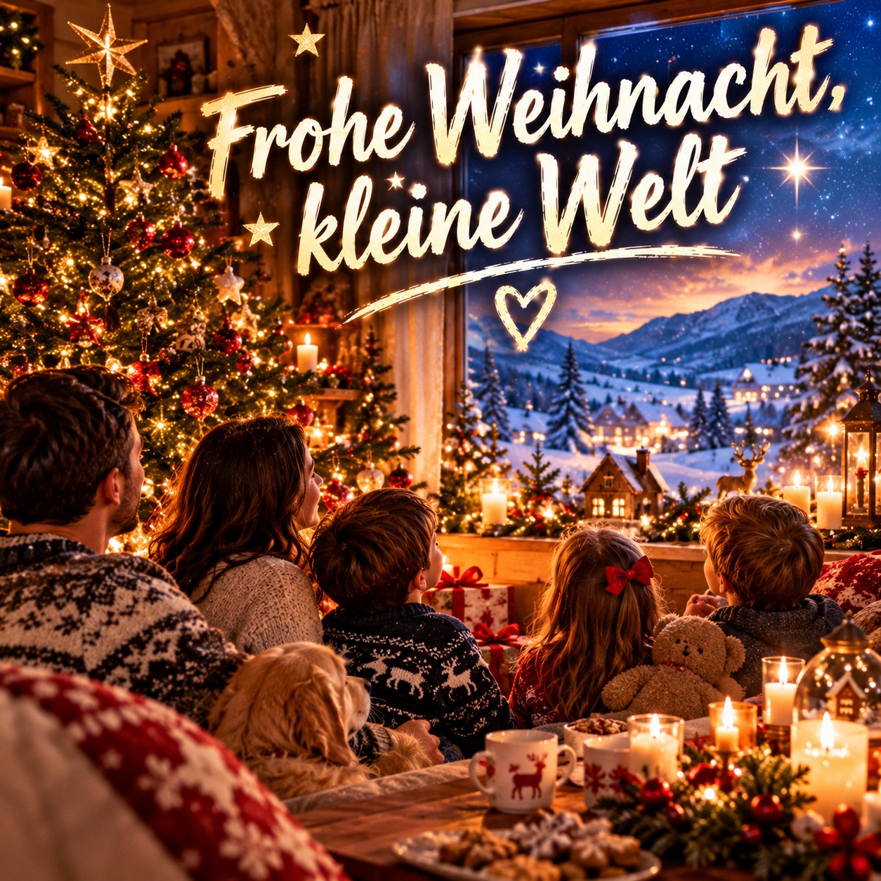 Frohe Weihnacht, kleine Welt artwork