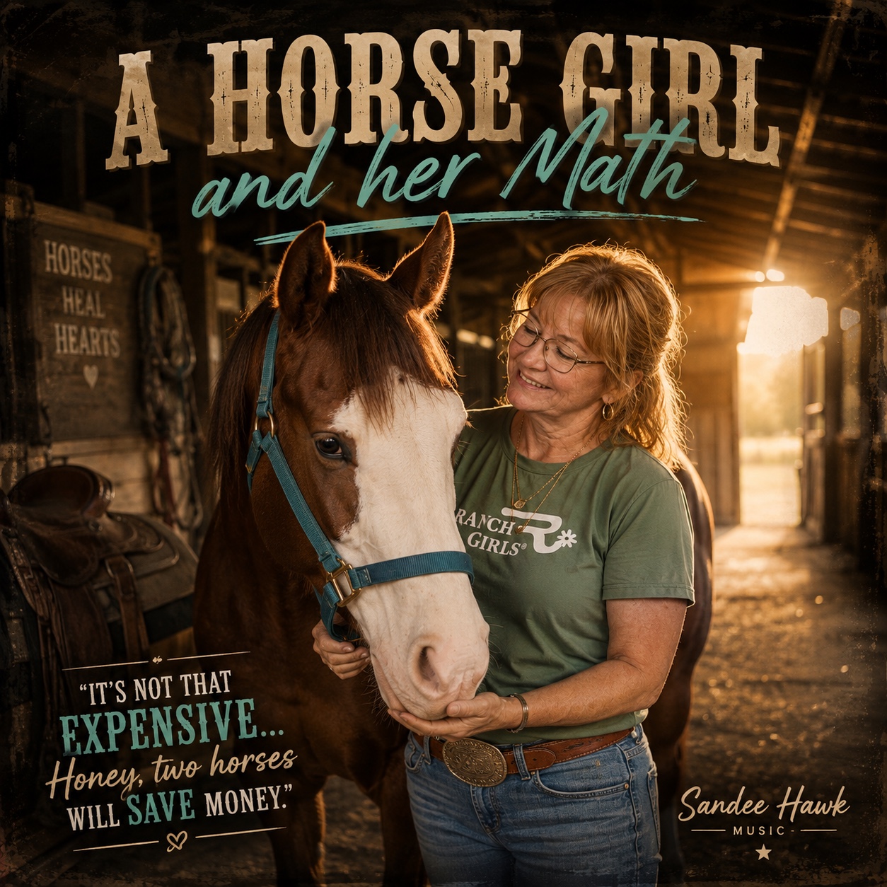 A Horse Girl and Her Math artwork