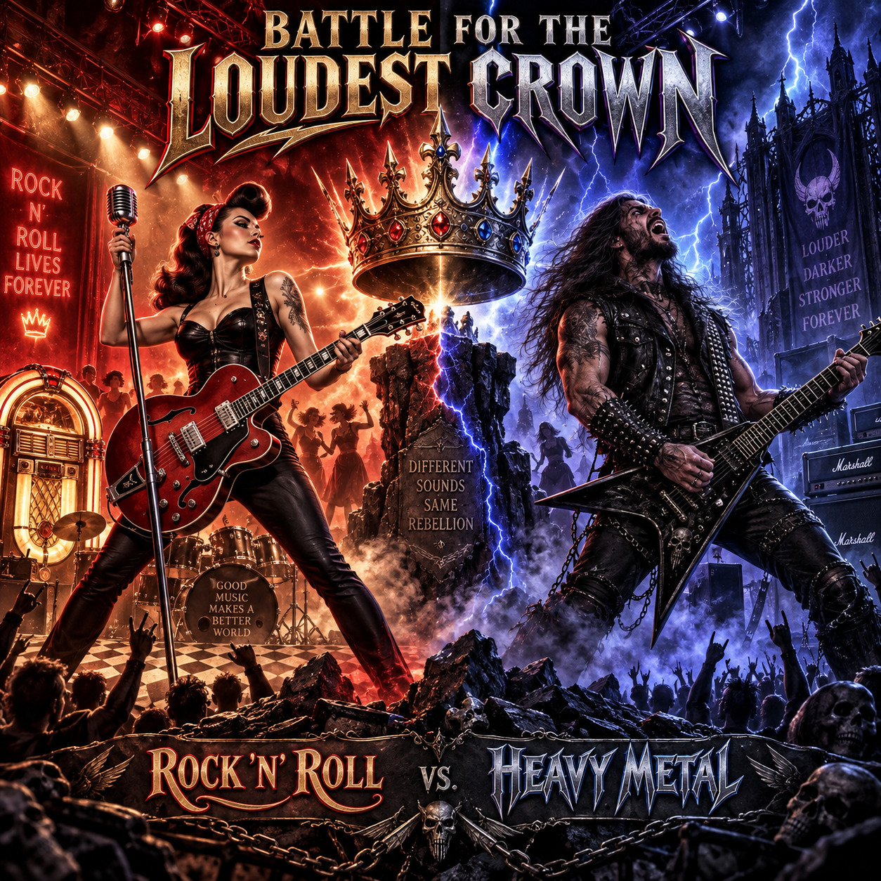 Battle for the Loudest Crown artwork