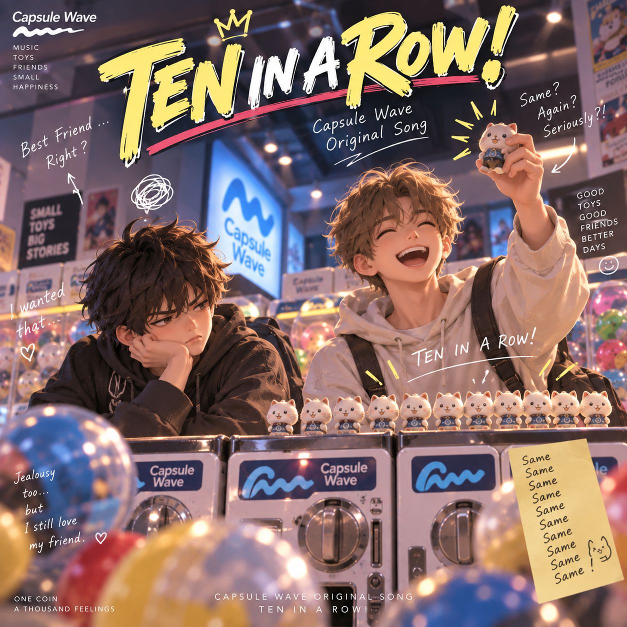 TEN IN A ROW! artwork