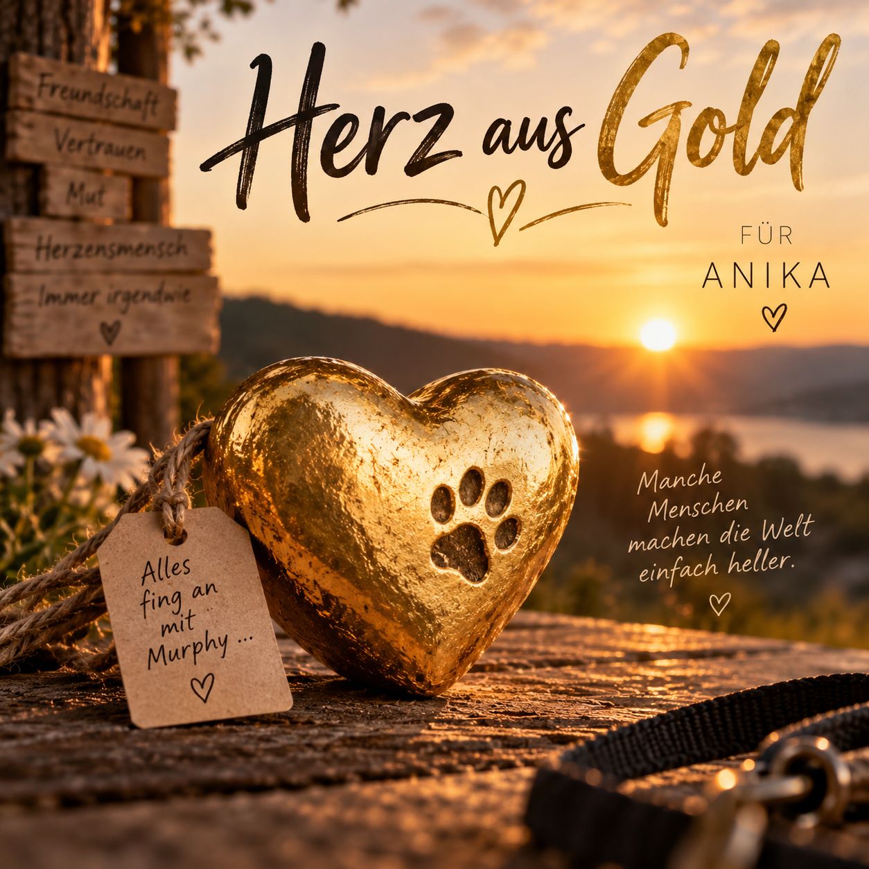 Herz aus Gold artwork