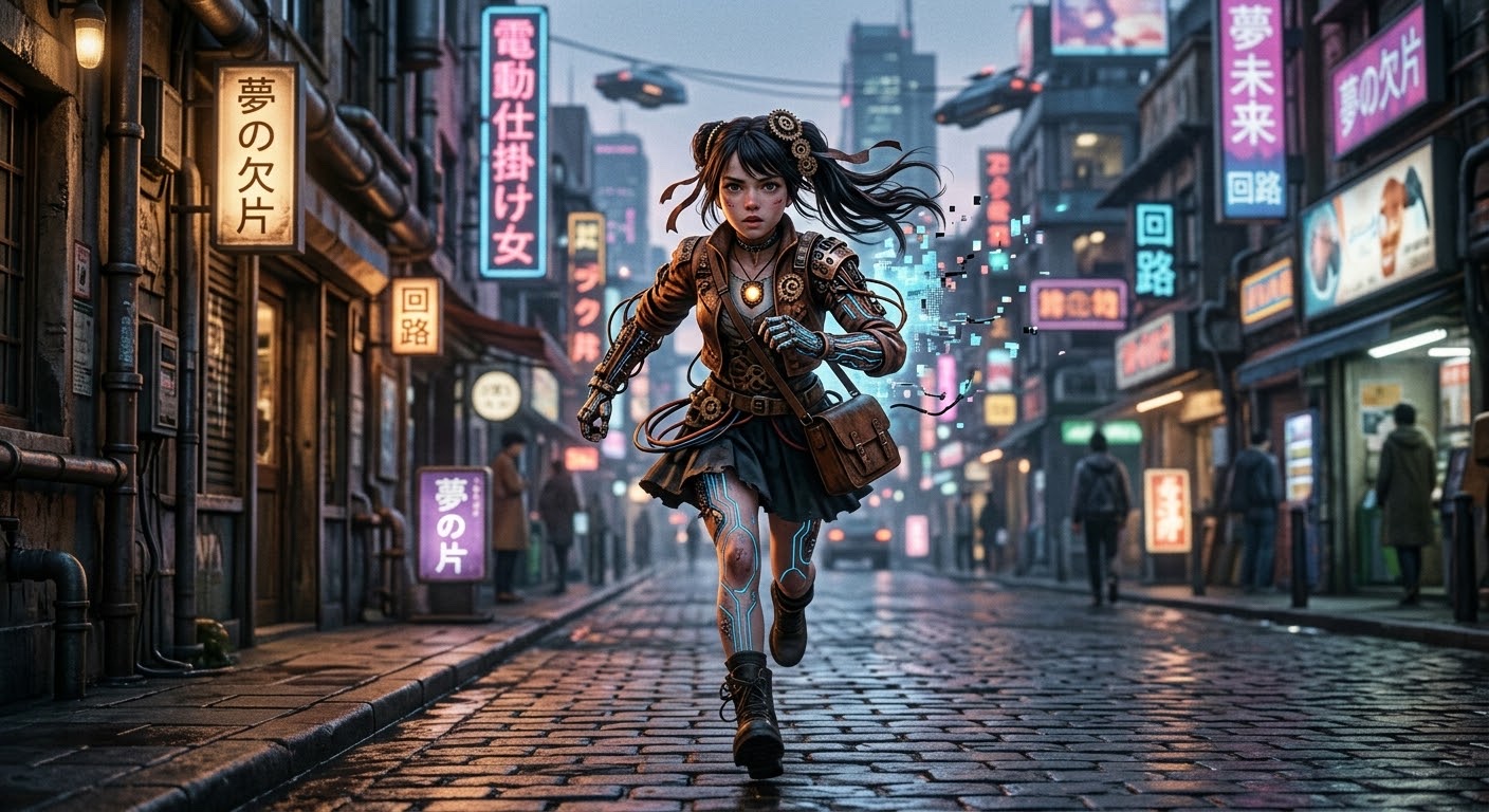 電動仕掛けの少女 artwork