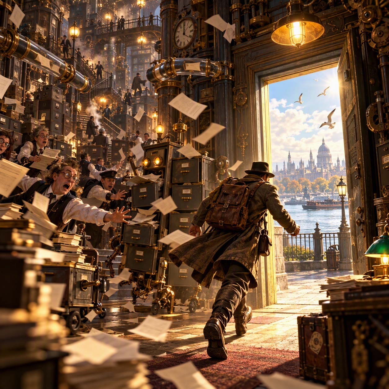 Ch 12: Escape from the Ministry artwork