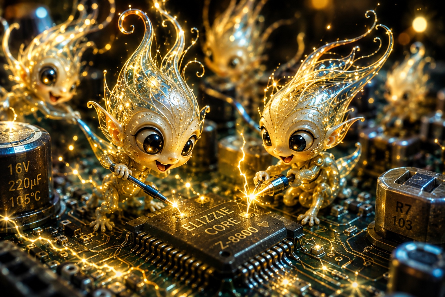Electronic Beings I artwork