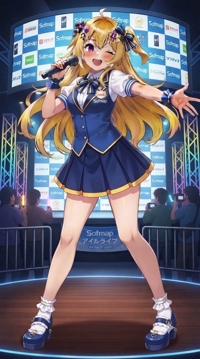 【ネコにゃーシリーズ】HELLO, SOFMAP WORLD コンサート Ver.その1 #denpa song（yy電波ですか？イメージ） artwork