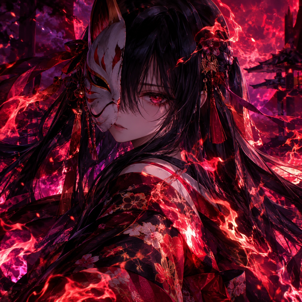 狐火般若 artwork