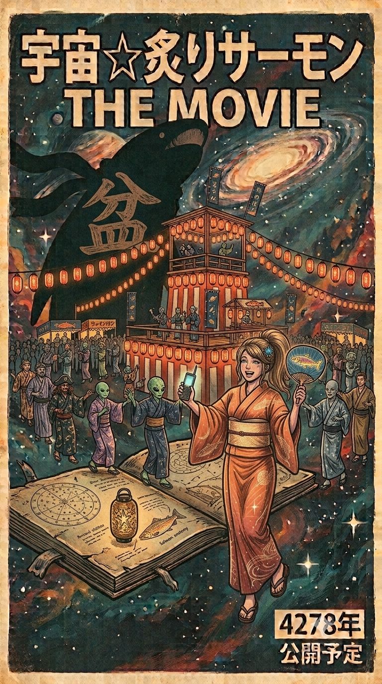 宇宙!!?!真夏炙鮭盆踊祭 参型 artwork