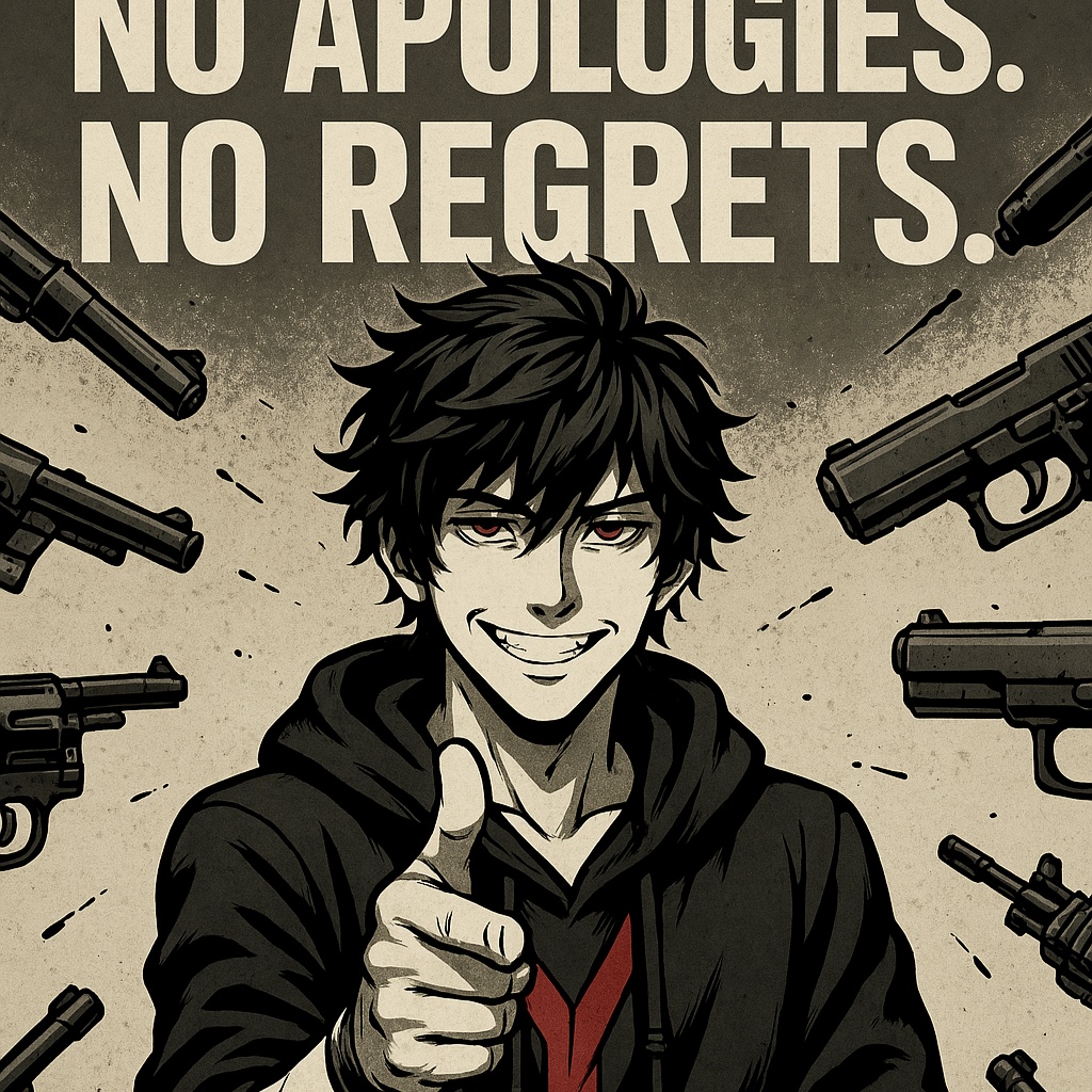 No matter what happens Remember. No Apologies, No second choice, no regrets artwork