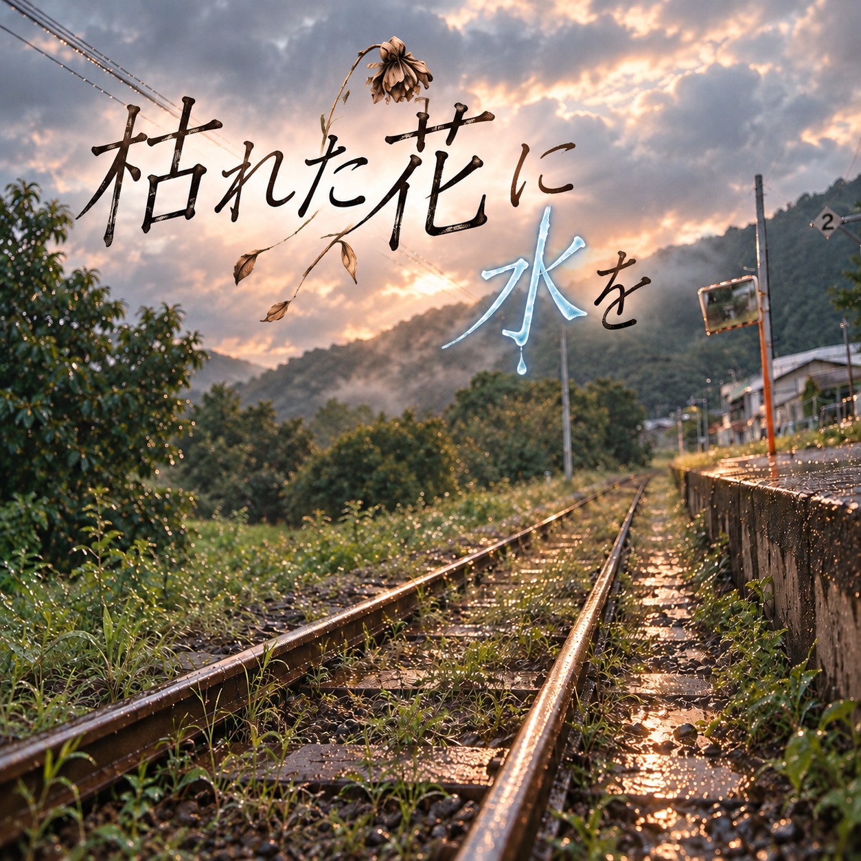 枯れた花に水を artwork