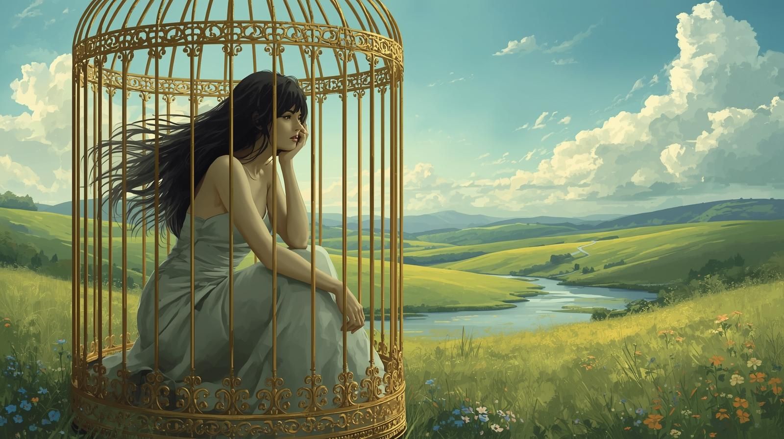The cage artwork