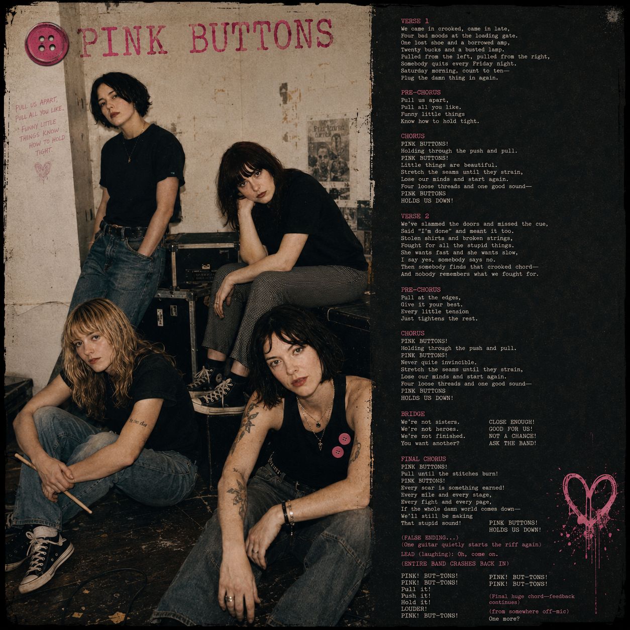 PINK BUTTONS artwork