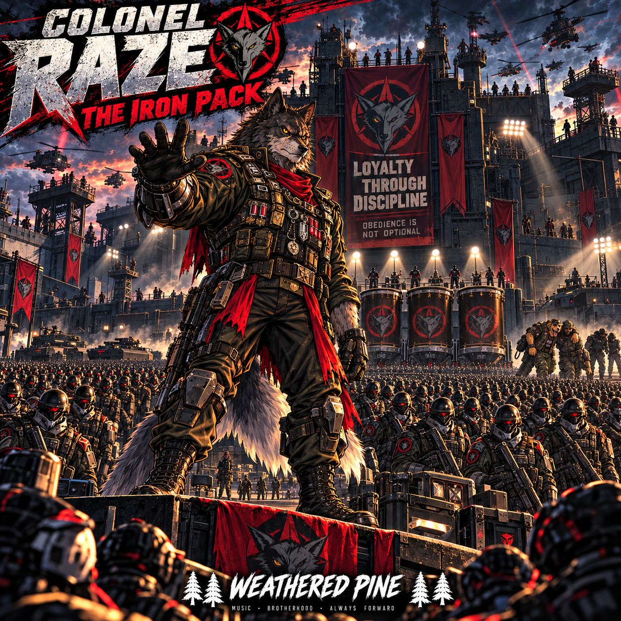 Colonel Raze, The Iron Pack artwork