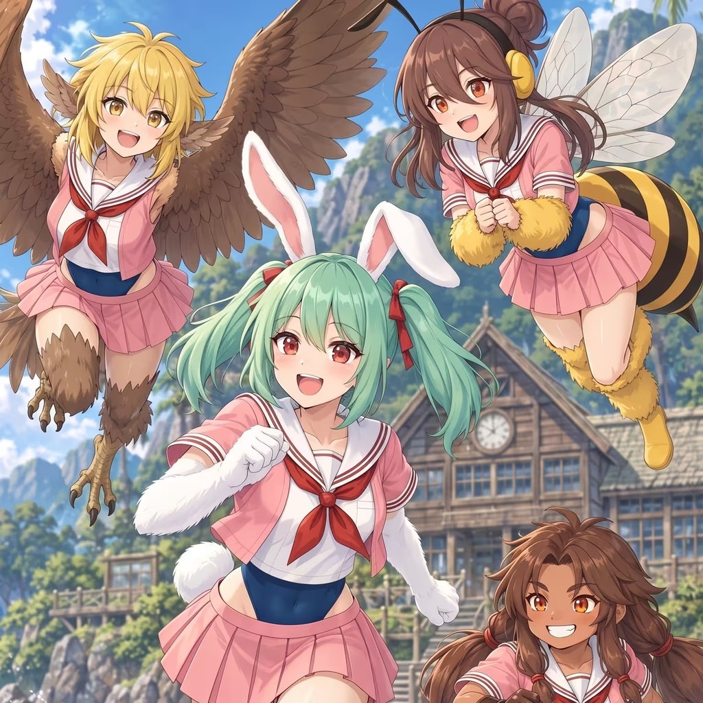 元気なヤツら/The Lively Bunch artwork