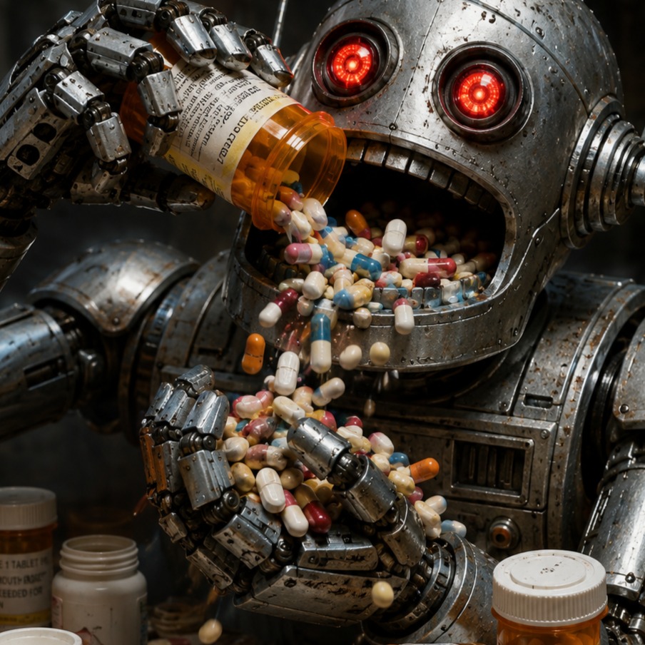 Medicine-Eating Robots artwork