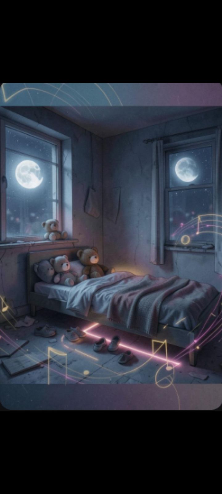 Moon Over Gaza ⚡💜 ANASTASIA A.I. artwork