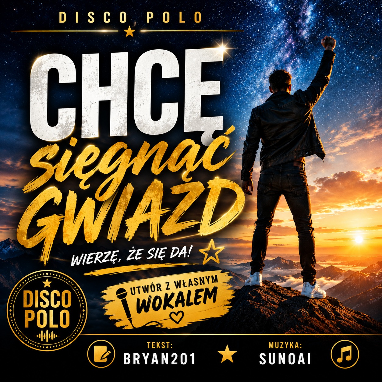 Chcę sięgnąć gwiazd (Disco Polo) (własny wokal) artwork