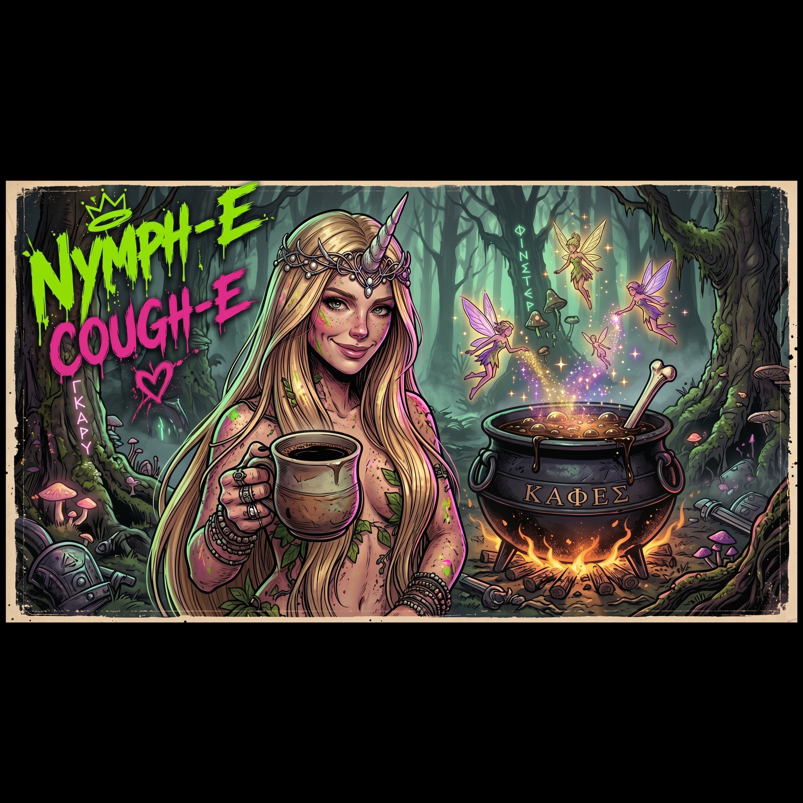 Nymph-E's Kitchen: Cough-E  - Nymph-E ft. Gary artwork