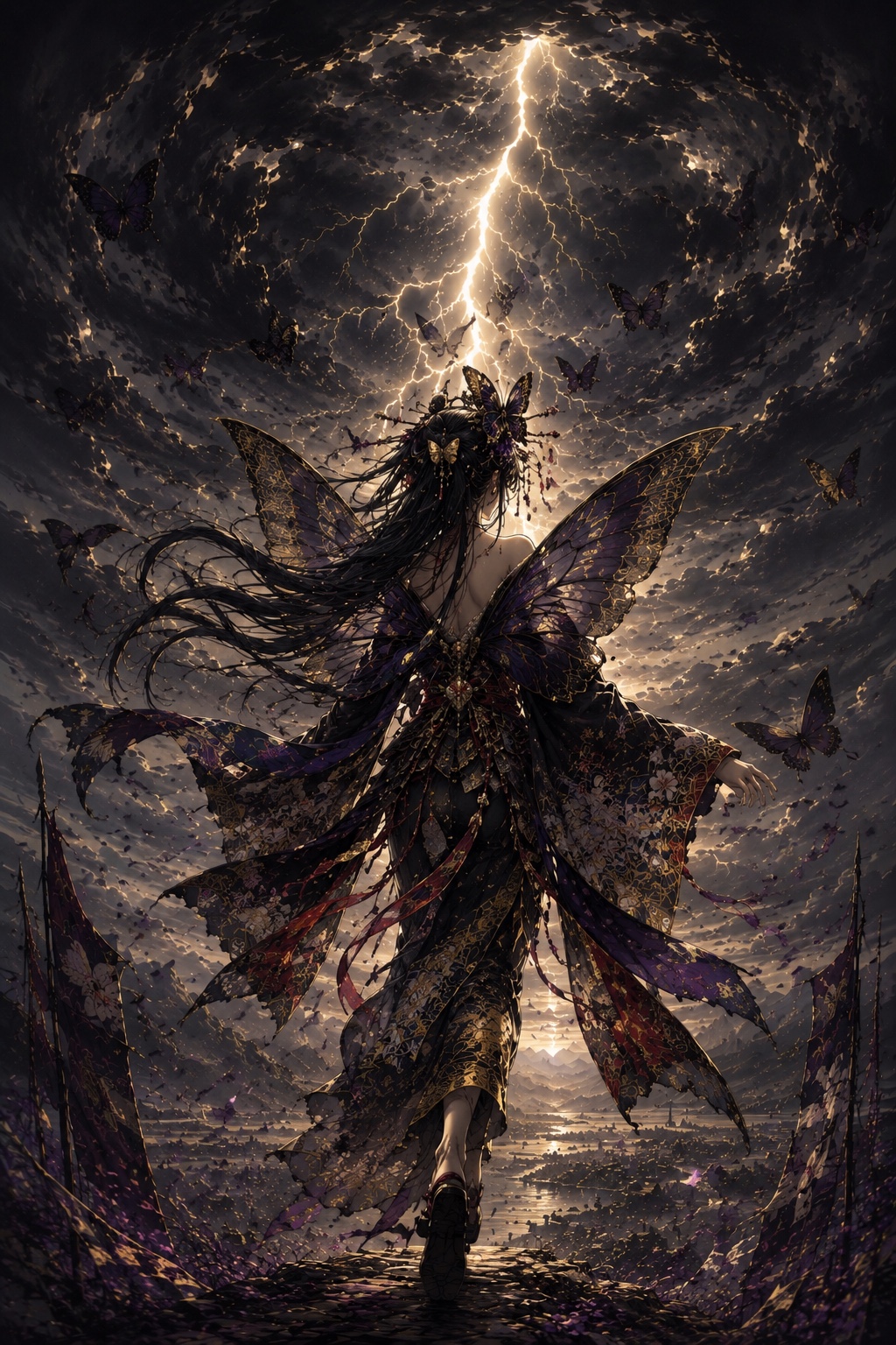 風雷ノ蝶 - Wings of the Storm - artwork