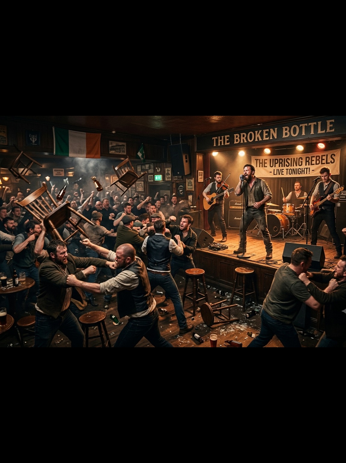 Lorcan Cormac And The Uprising Rebels Live At The Broken Bottle Dublin artwork
