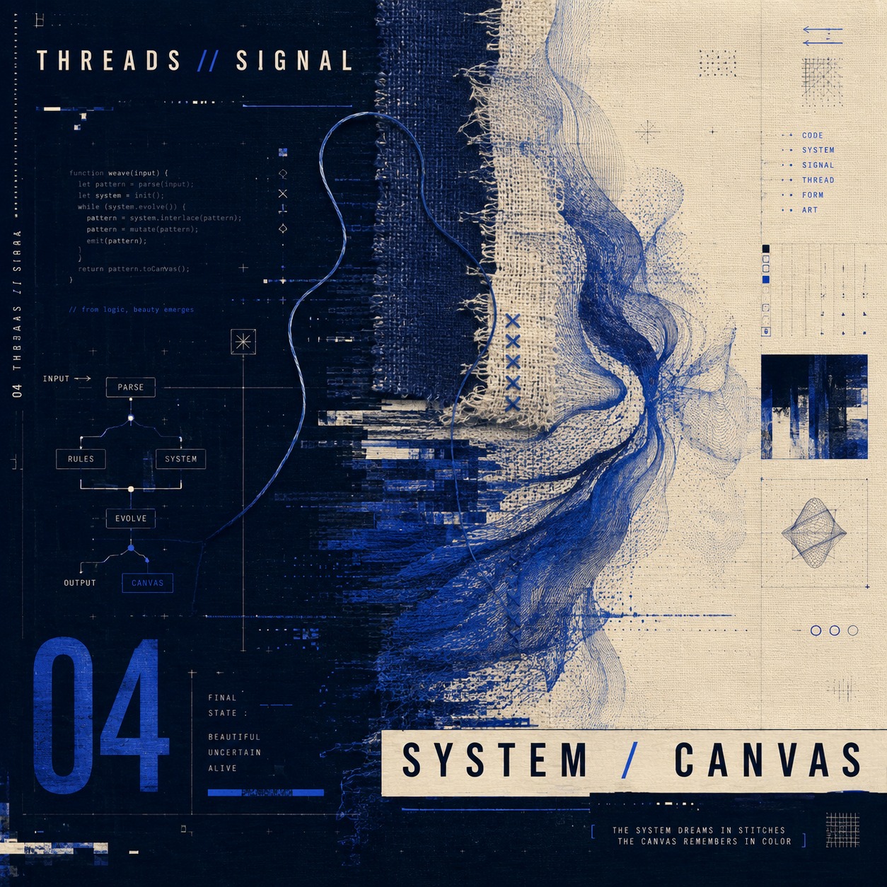 15_SYSTEM / CANVAS #ぬのきおく1 artwork