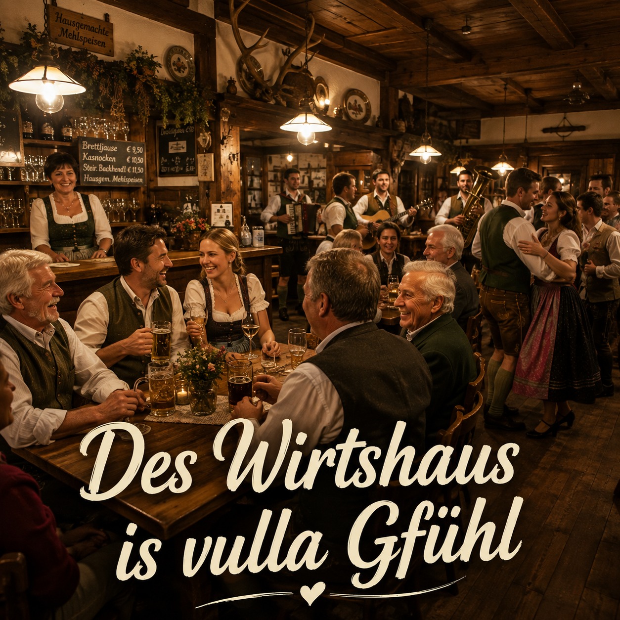 Des Wirtshaus is vulla Gfühl artwork
