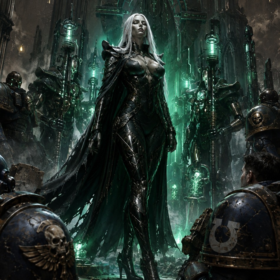 WH 40k. Ksun Bakir . The First Humans artwork