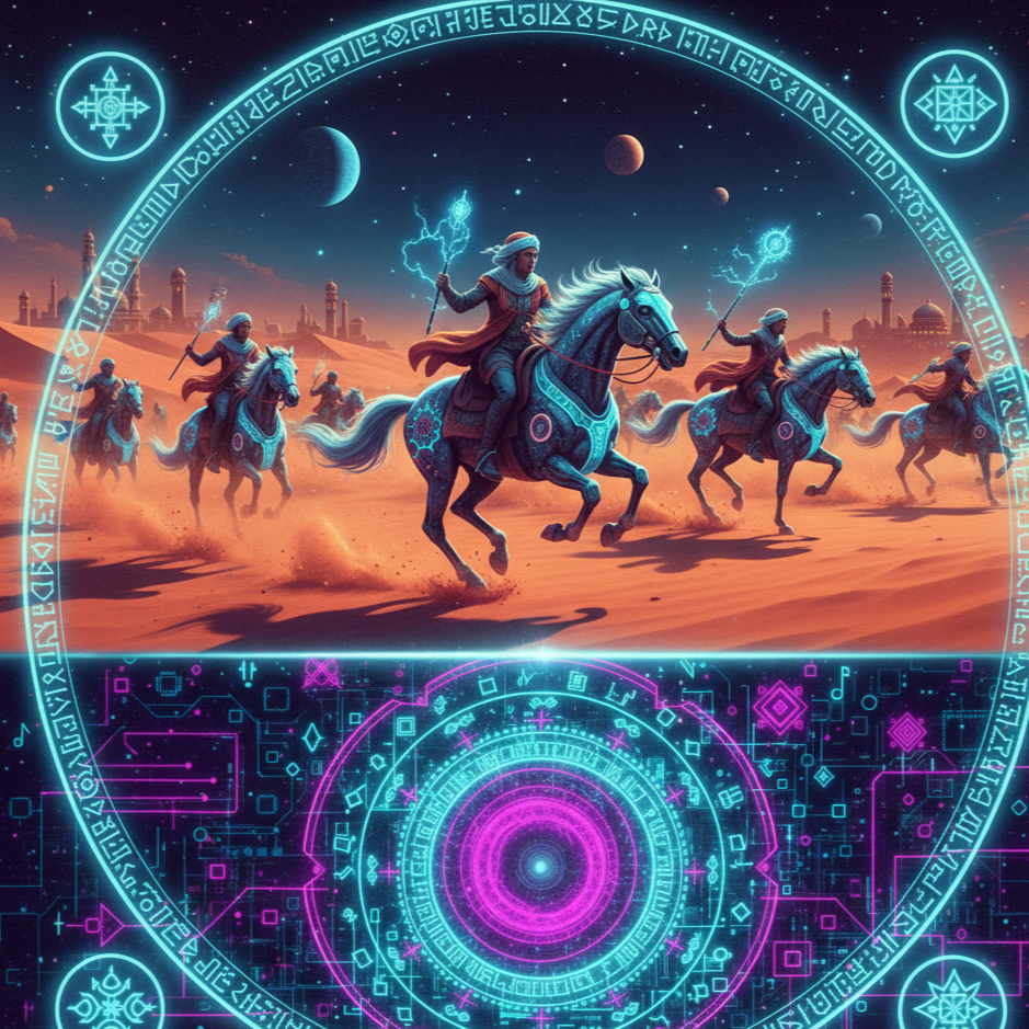 Dessert  Horse ride artwork