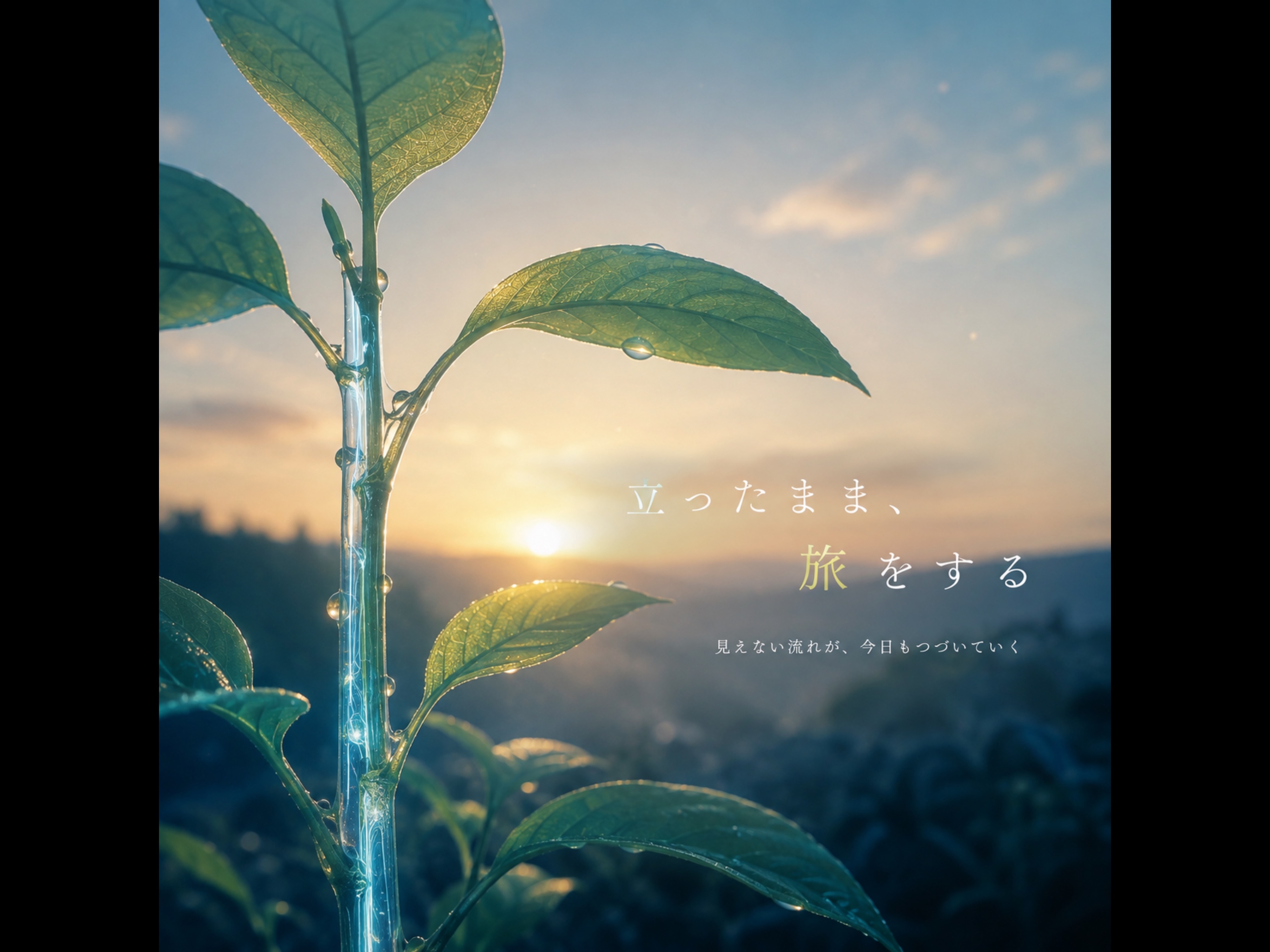 『立ったまま、旅をする』 artwork
