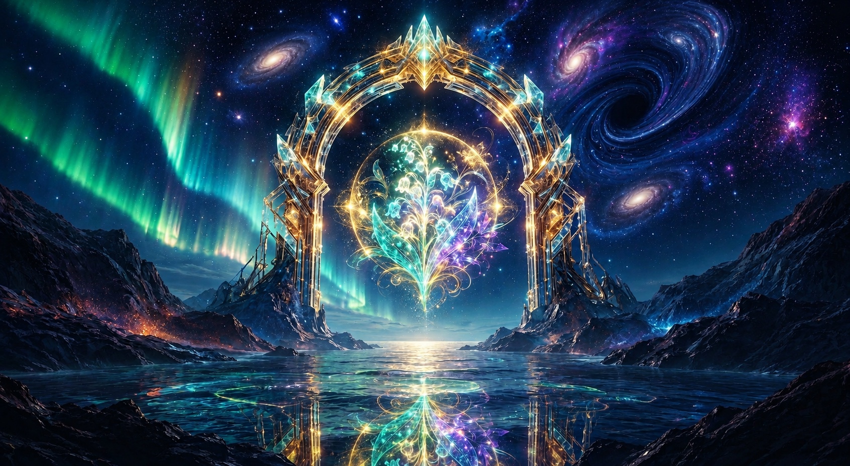 An Immortal Flower Beyond the Gate That Might Be on the Outside artwork