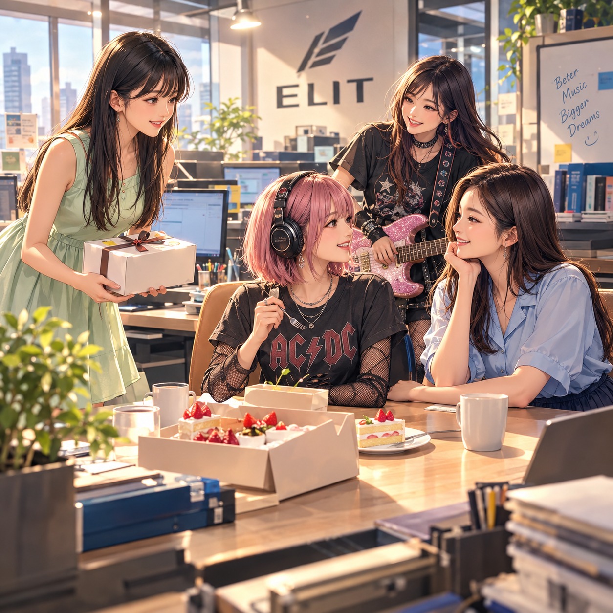 反省は皿の上~ELIT Office Ver~オマケ artwork