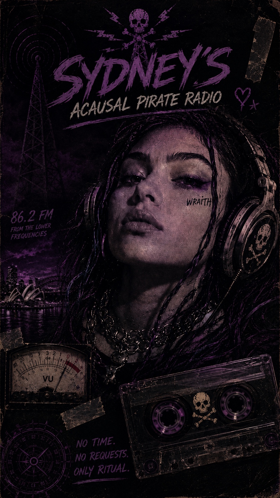 Ghost Frequency (Sydney’s Acausal Pirate Radio Station) artwork