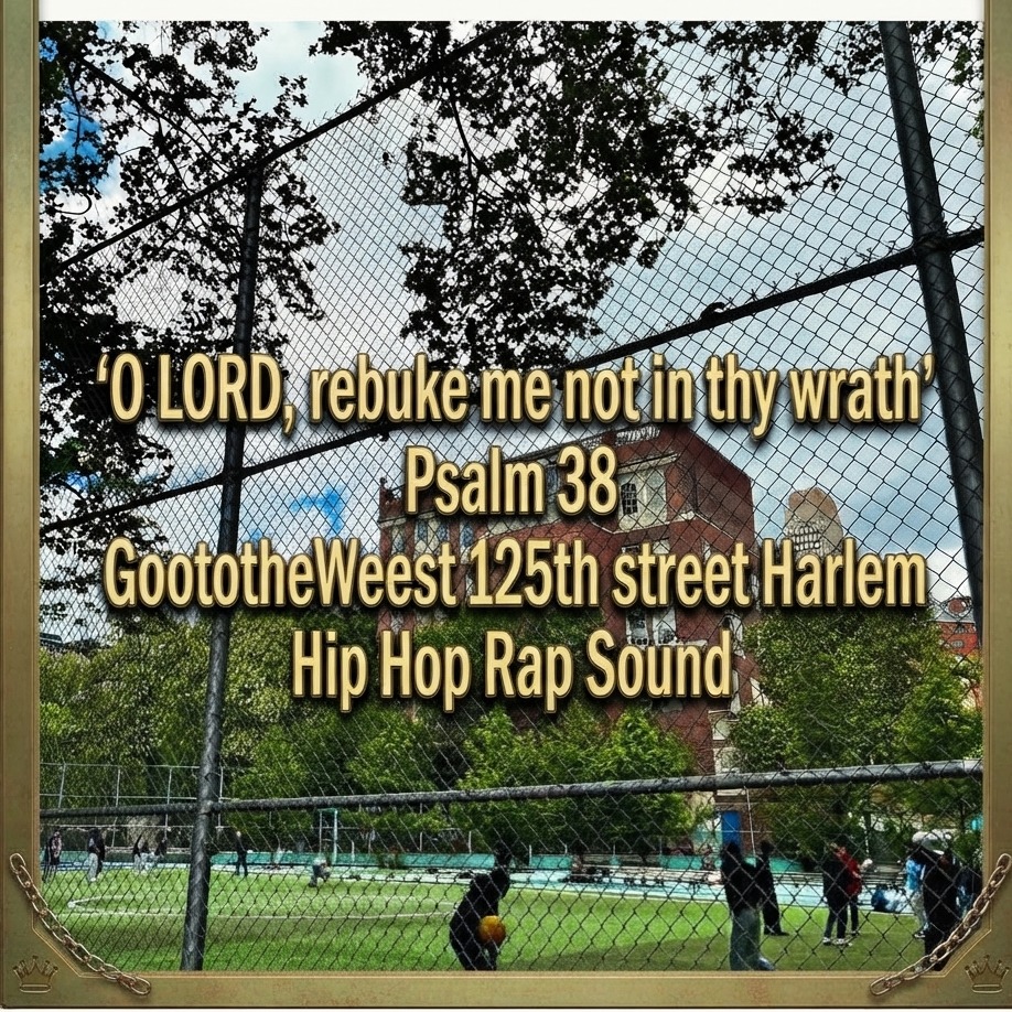 O LORD, rebuke me not in thy wrath. Psalm 38 artwork