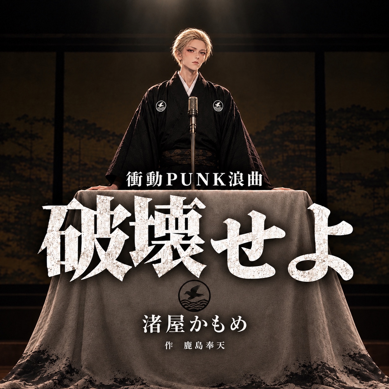 衝動PUNK浪曲『破壊せよ』作　鹿島奉天 artwork