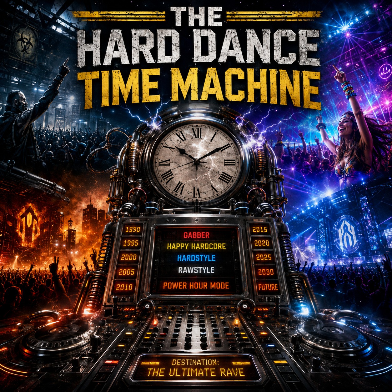 ⚡ THE HARD DANCE TIME MACHINE ⚡ artwork