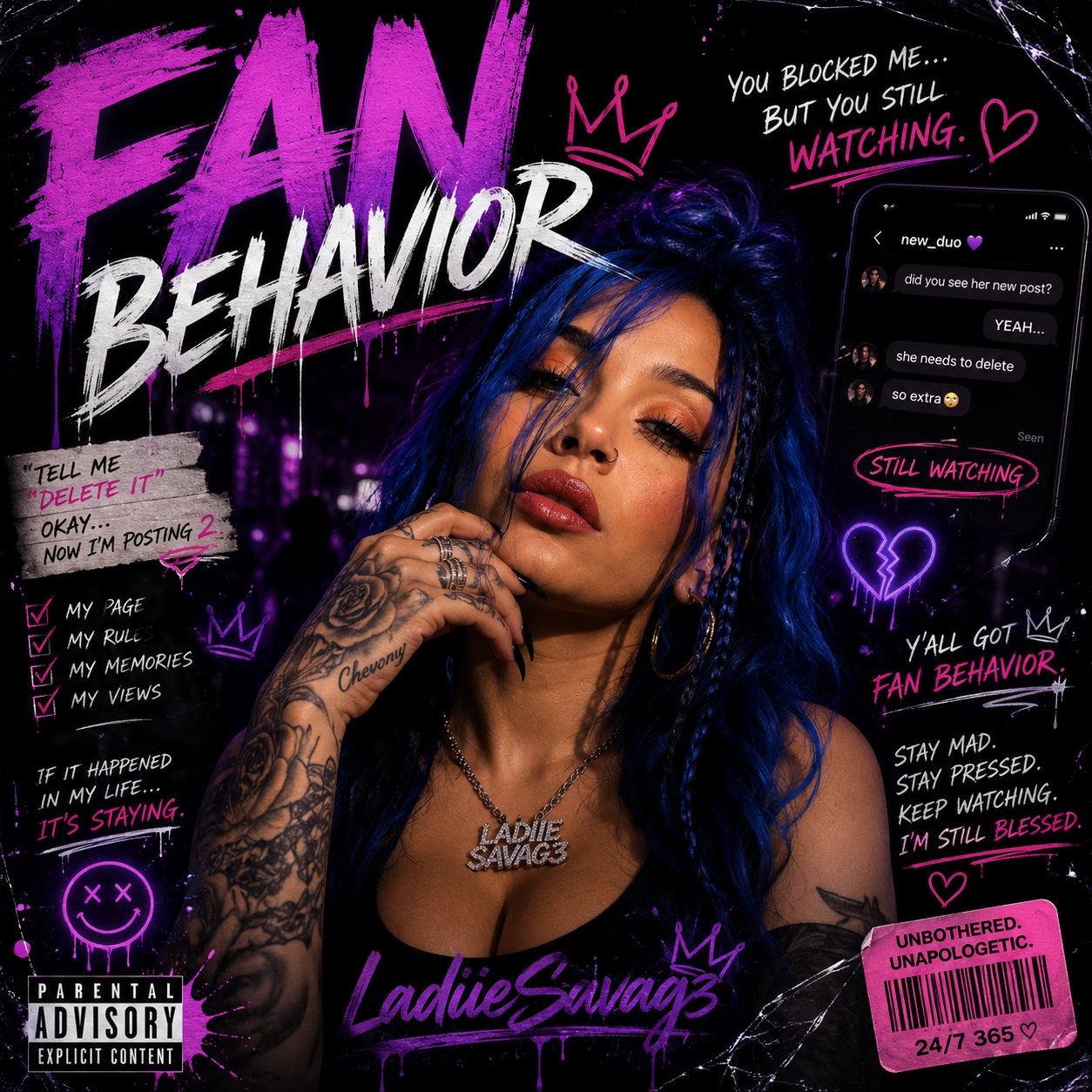 Fan Behavior- LadiieSavage artwork