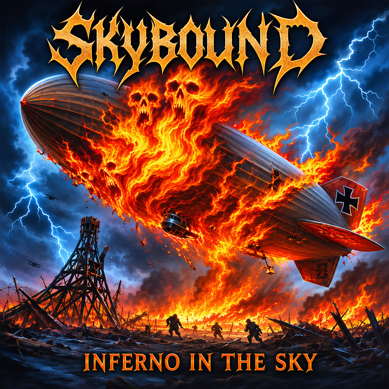 Inferno in the Sky artwork