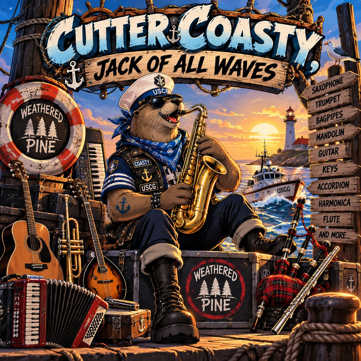 Cutter Coasty, Jack of All Waves artwork