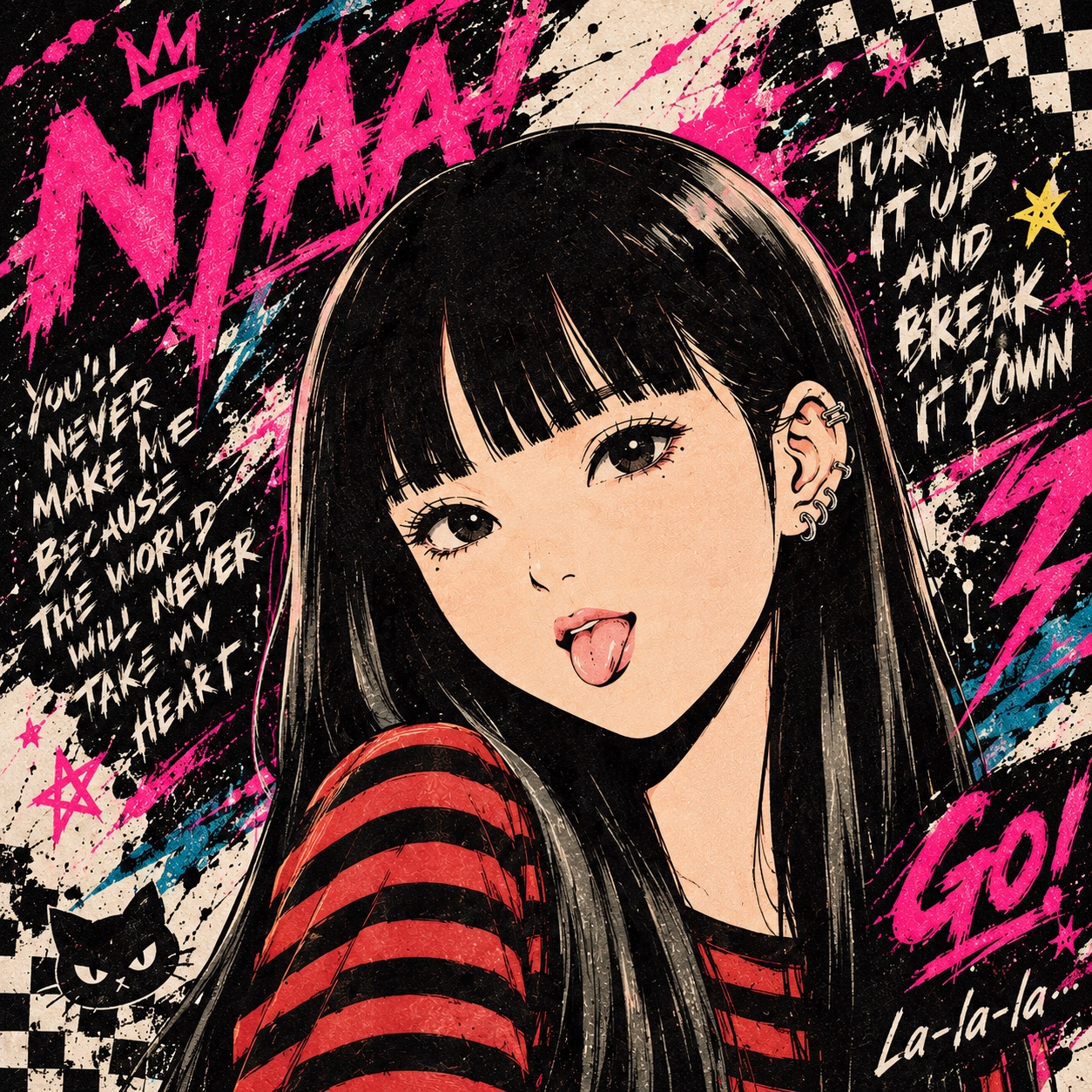 「Pretty Colors, Ugly Sound」Nyaa artwork
