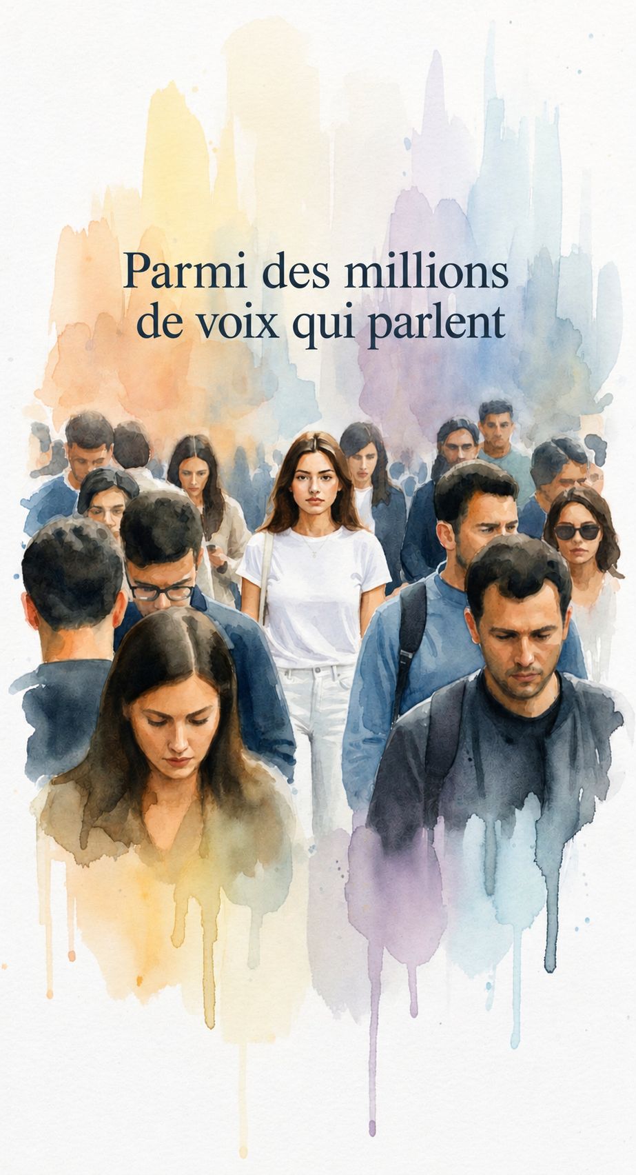 Parmi des millions de voix qui parlent artwork
