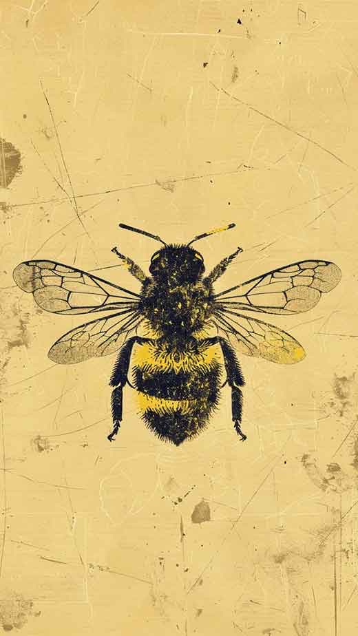 Honeybee artwork