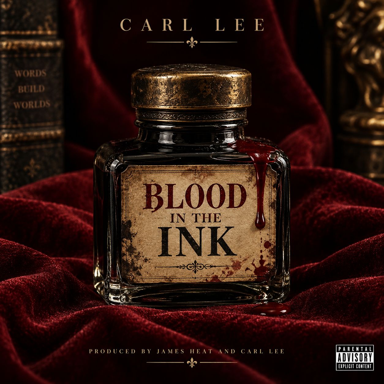 BLOOD IN THE INK — “BROKEN GLASS” artwork