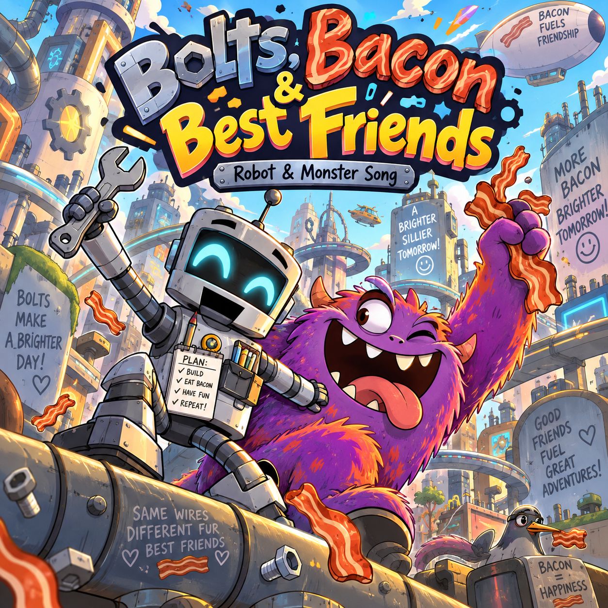 Bolts, Bacon & Best Friends artwork