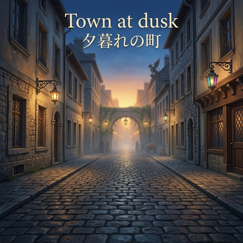 夕暮れの町 ~ Town at Dusk artwork