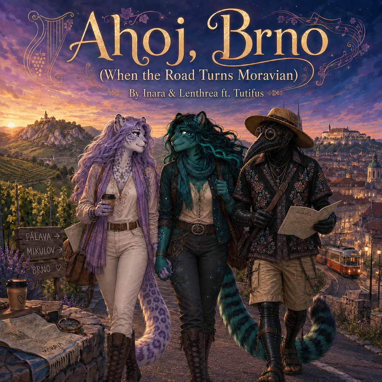 Ahoj, Brno (When the Road Turns Moravian) artwork