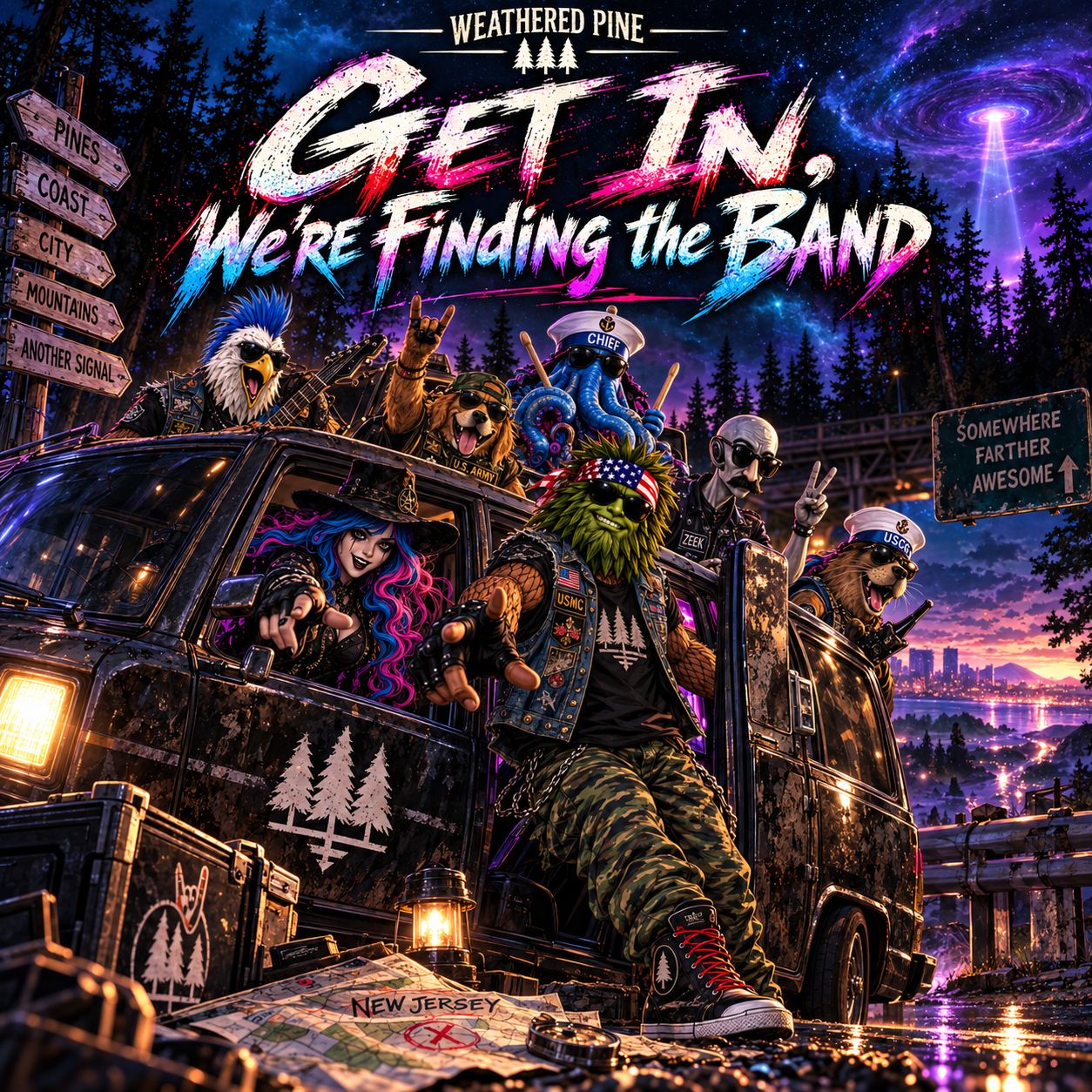 Get In, We're Finding the Band artwork