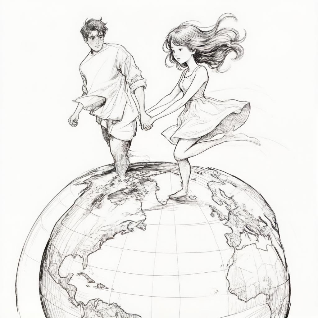 Крутится, вертится шар голубой artwork