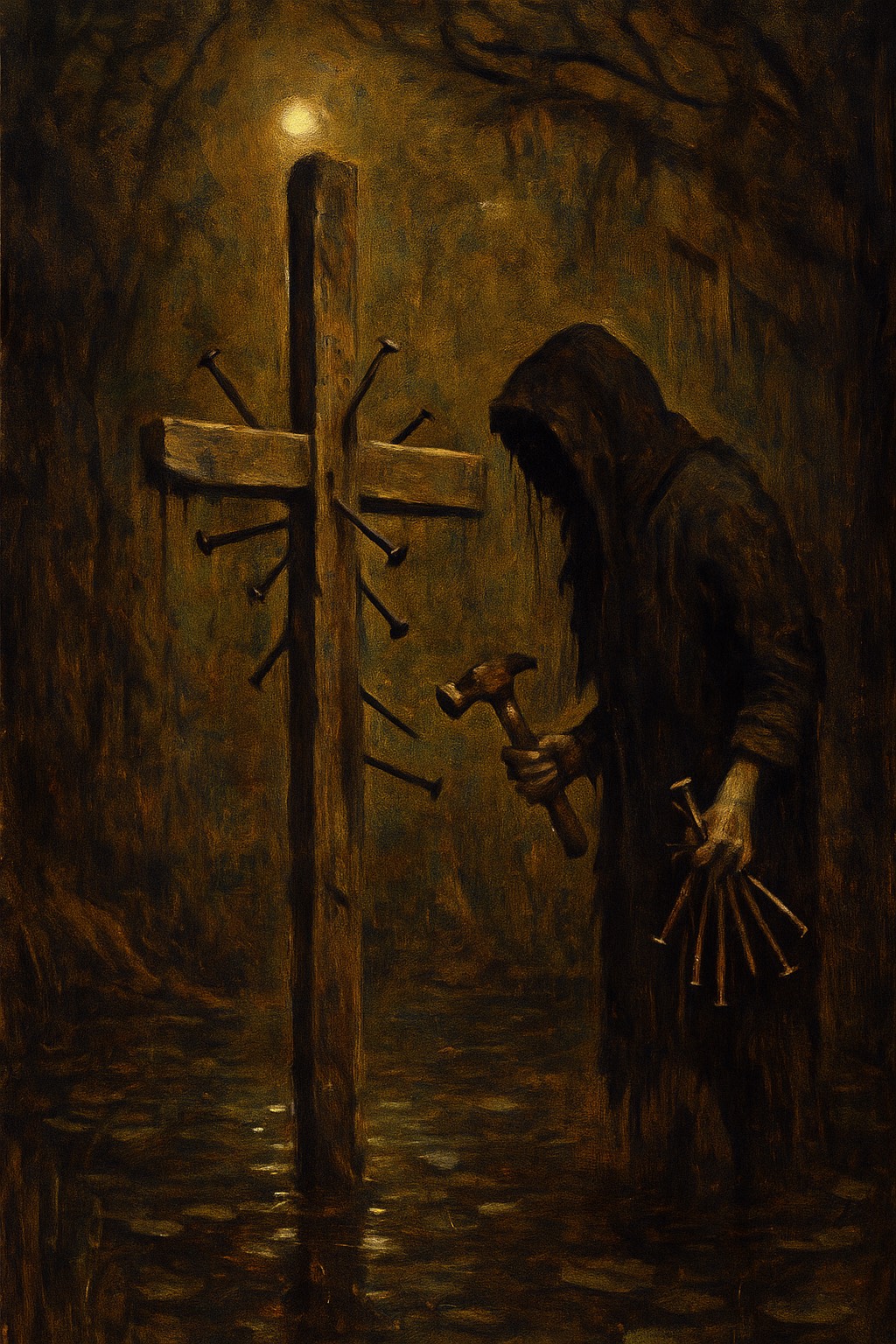 Shrine of The Crows - Thirteen Nails For The River God artwork