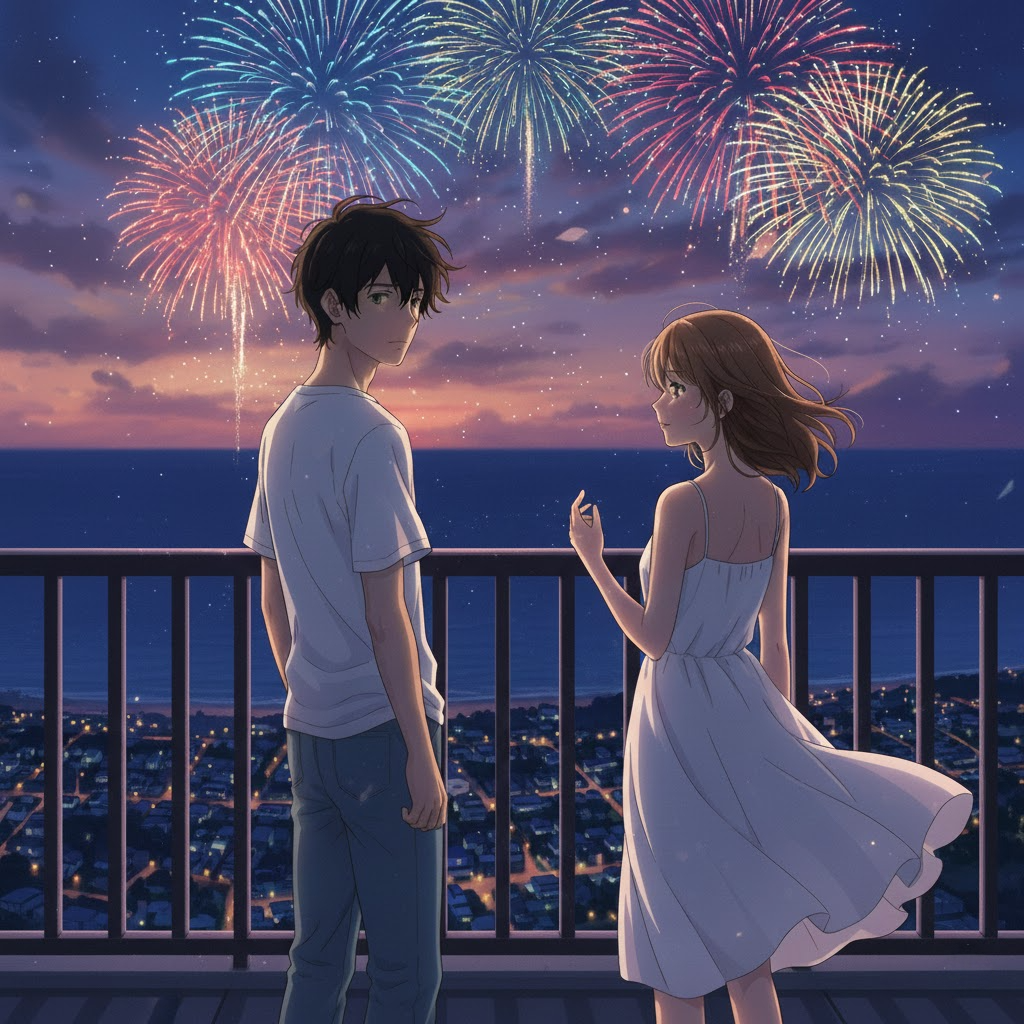 「君の瞳に花火」